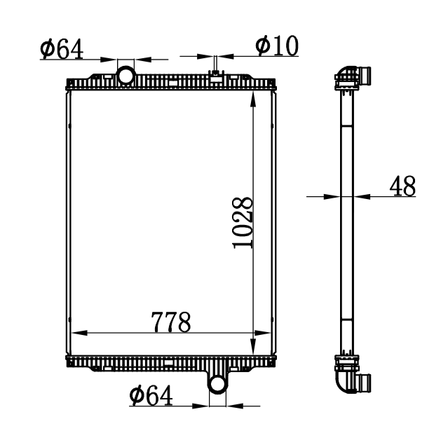 Kenworth T660 & W900 TRUCK RADIATOR 1A0202650000,F31-60881001100,F31-60881002100,F31-60881011100,F31-60881012100,F31-60881021100, F31-60881031100,F31-60881032100,F31-60881101100,F3-160881101120,F31-60881102100,F31-60881102120