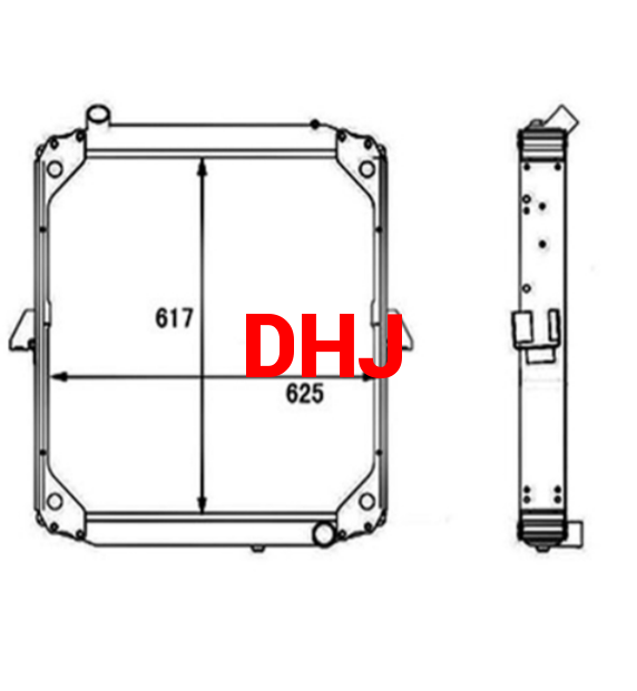 6955007201 MERCEDES-BENZ MERCEDES 1622/1722 TRUCK RADIATOR /6955000502/6935007401/6935007201/6935000001
