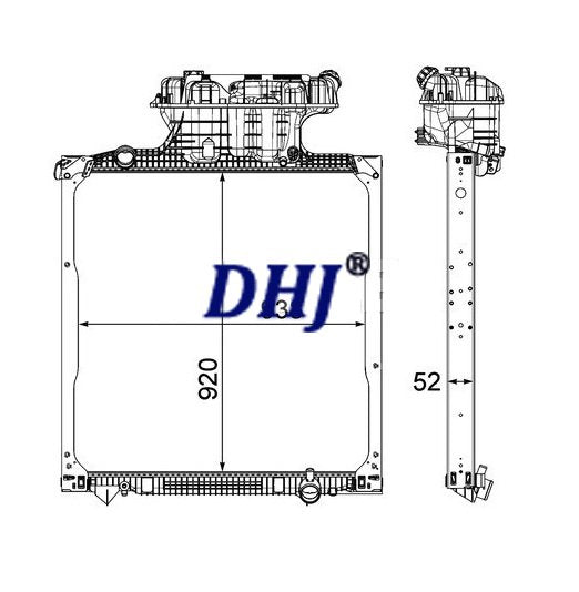 81.06101.0070,81061010070,MAN TGX radiator