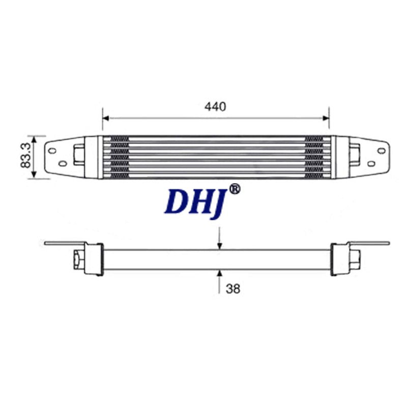 3885007003 3885007203,BENZ Engine oil cooler radiator tank