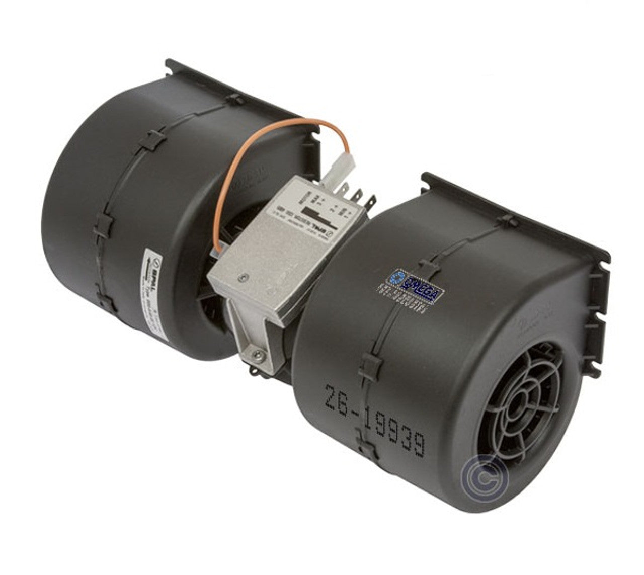 New SPAL 008-A45-02 Dual Wheel 12 Volt blower motor suitable for 008A4502 179512660 008A4502 17951266-0