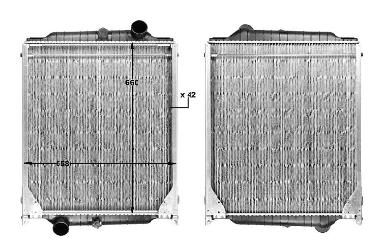 VOLVO FL6 RADIATOR 8112361 20555288 1676627 3121165 8149641 8112798 8112977
