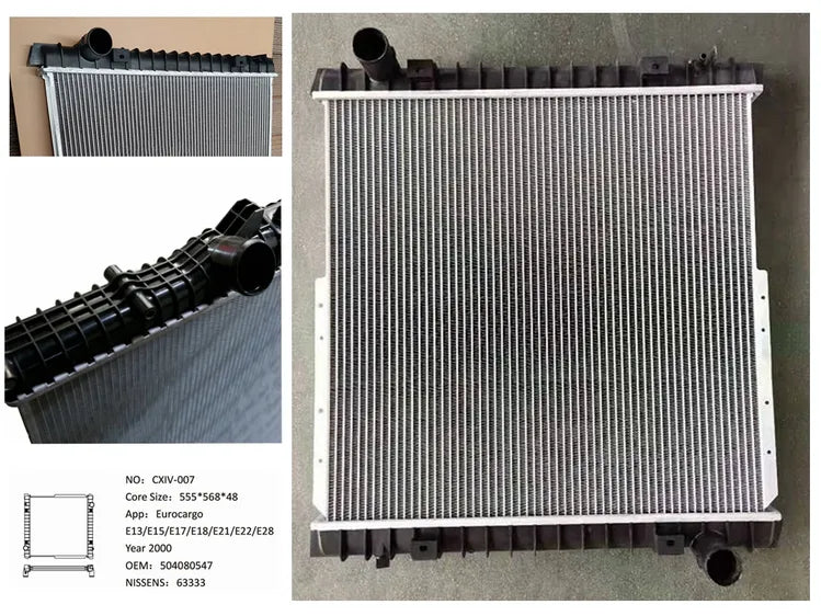 Iveco Eurocargo E13 RADIATOR 500361626 504080547 63333