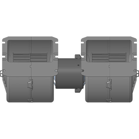 Truck/Excavator Cooling Fan/Blower Motor 12V Spal Wals 009-A40-22 (3 Speeds)