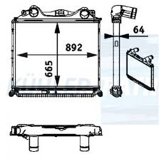 81061300205 81061300200 81061300218 81061300234 81061300203,For MAN Intercooler