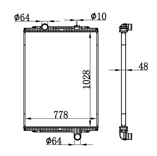 Kenworth T660 & W900 TRUCK RADIATOR 1A0202650000,F31-60881001100,F31-60881002100,F31-60881011100,F31-60881012100,F31-60881021100, F31-60881031100,F31-60881032100,F31-60881101100,F3-160881101120,F31-60881102100,F31-60881102120