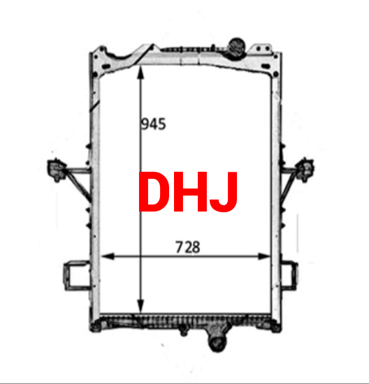 VOLVO FH 440 TRUCK RADIATOR 22374733 100316845 100314589 21649619