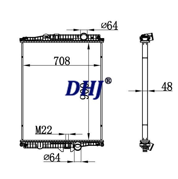 VOLVO FM12 12- MT Truck Radiator