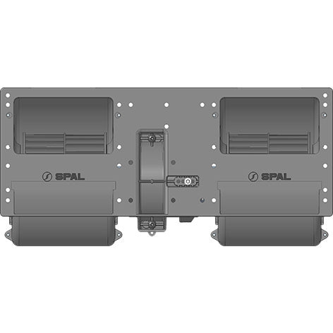 006-B54-22  24V Spal Motor Blower Double wheel  006B5422