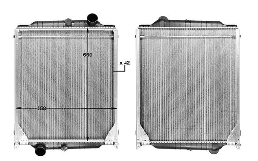 VOLVO FL6 RADIATOR 8112361 20555288 1676627 3121165 8149641 8112798 8112977