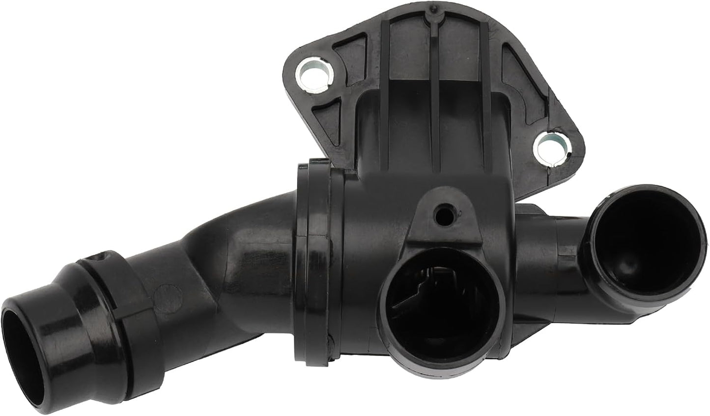 06F121111F 06F121111J 06F121111H 06F121111G Engine Coolant Thermostat Housing Assembly Fit for Volkswagen Eos GTI Jetta Passat 2.0L L4, Replaces 580-212