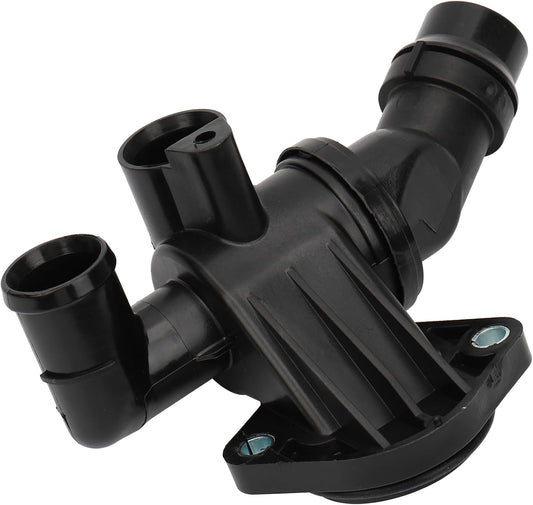 06F121111F 06F121111J 06F121111H 06F121111G Engine Coolant Thermostat Housing Assembly Fit for Volkswagen Eos GTI Jetta Passat 2.0L L4, Replaces 580-212