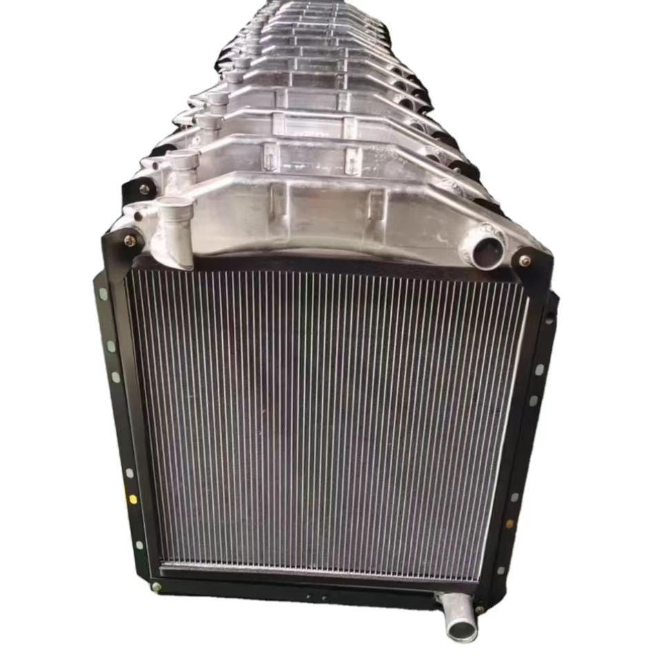 3465005503 3465006103 3465005703 3555001203 Truck Radiator Aluminum Radiator For Mercedes-benz OM355 Bus Radiator  5 Rows 75 mm Thickness
