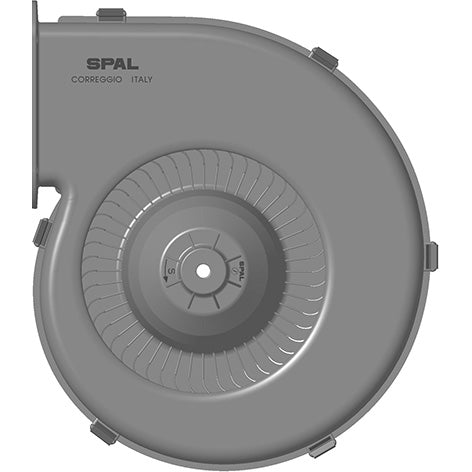 130 mm Spal Single Blower Motor 12V - 004-A41-28S (LH)